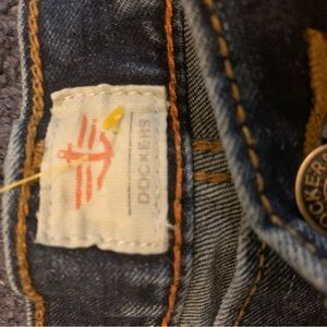 Dockers Dark Blue Cotton Blend Jeans